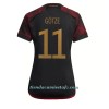 Camiseta de fútbol Alemania Mario Gotze 11 Segunda Equipación Mundial 2022 - Mujer